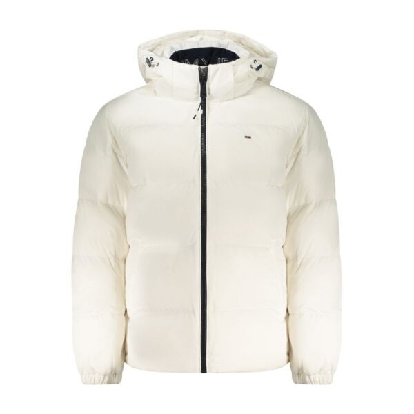 White Polyester Men’s Jacket