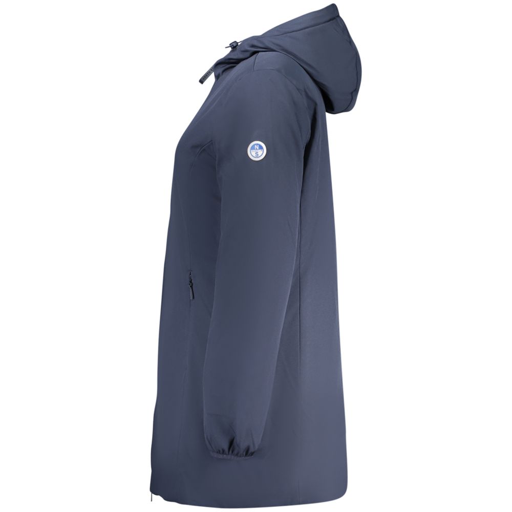 Blue Polyester Women’s Jacket