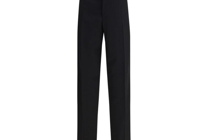 Black Wool Oves Aries Dress Pants | Jag Couture London – New York