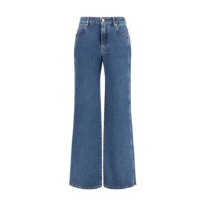 Blue Cotton Jeans Denim