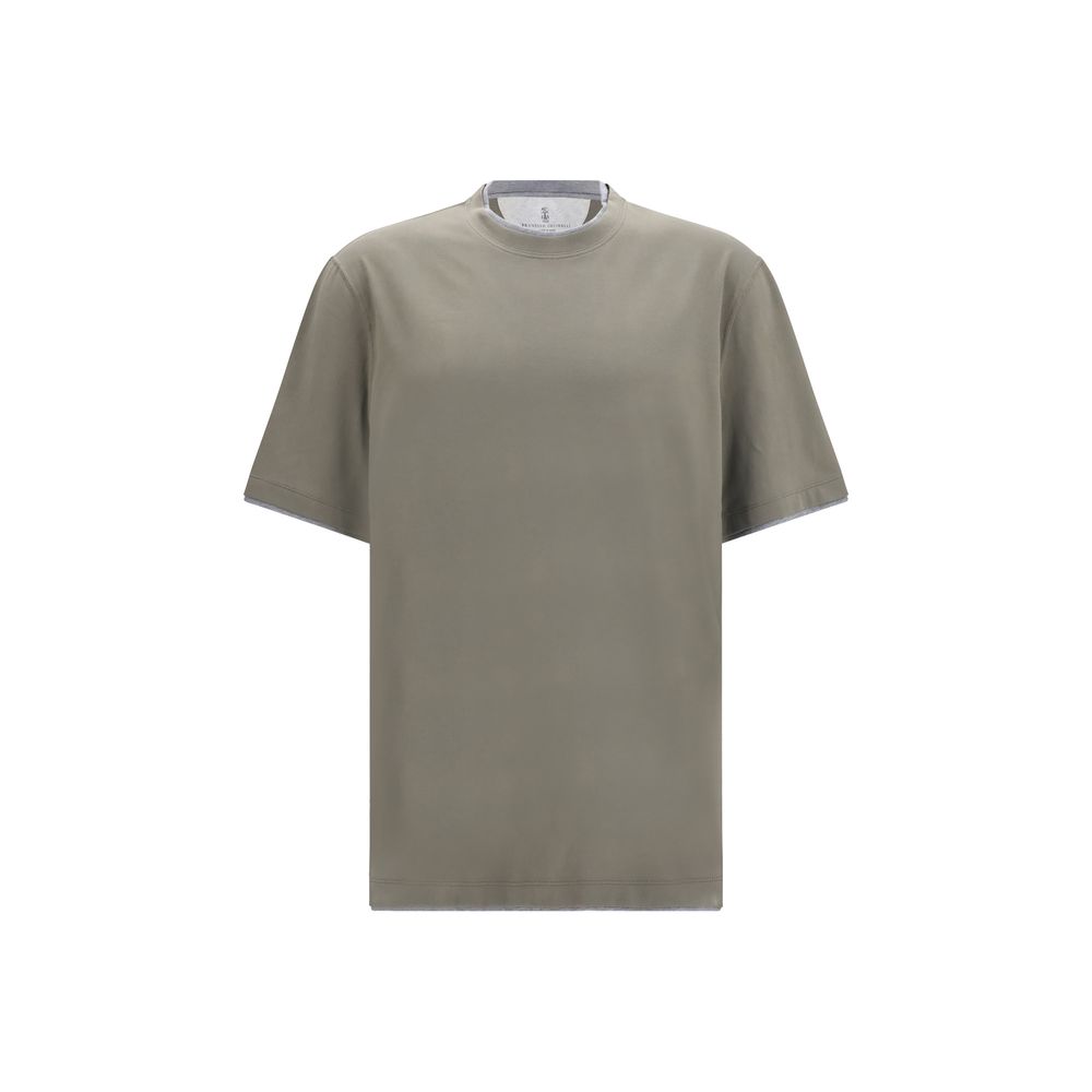Bicolor Cotton T Shirt
