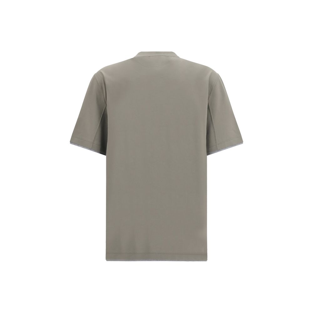 Bicolor Cotton T Shirt