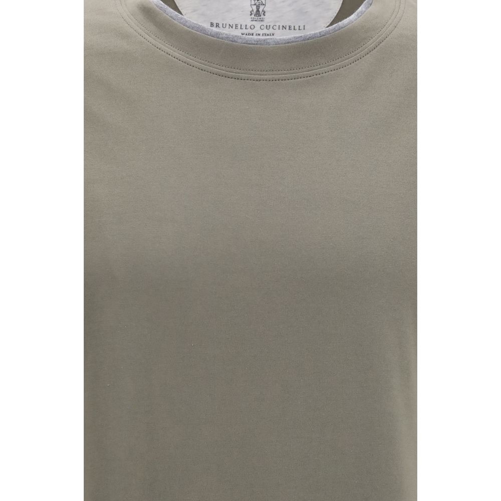 Bicolor Cotton T Shirt