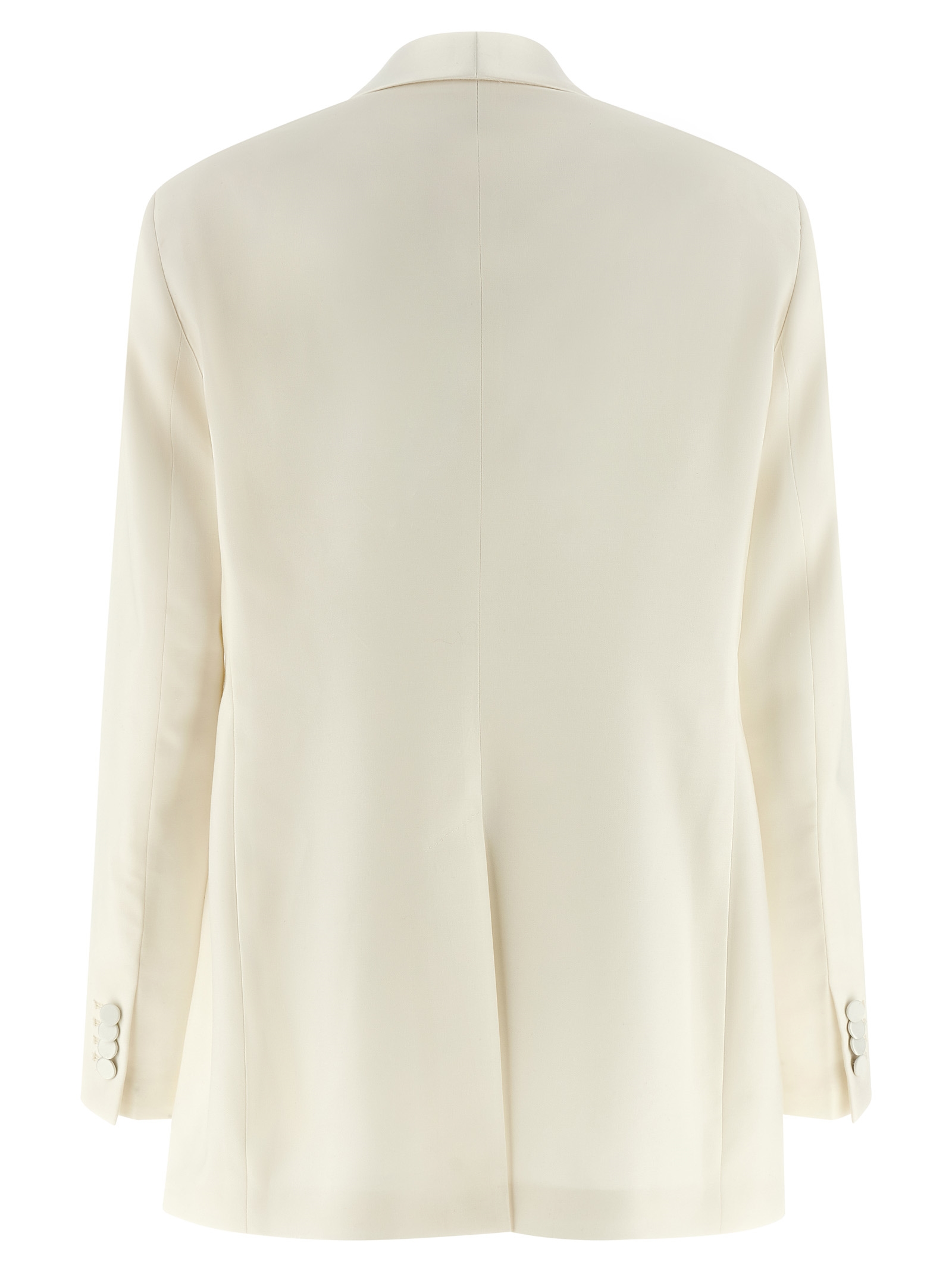 White Virgin Wool Two Piece Suit