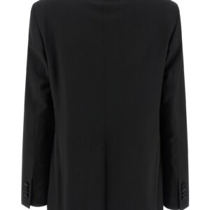Black Virgin Wool Two Piece Suit