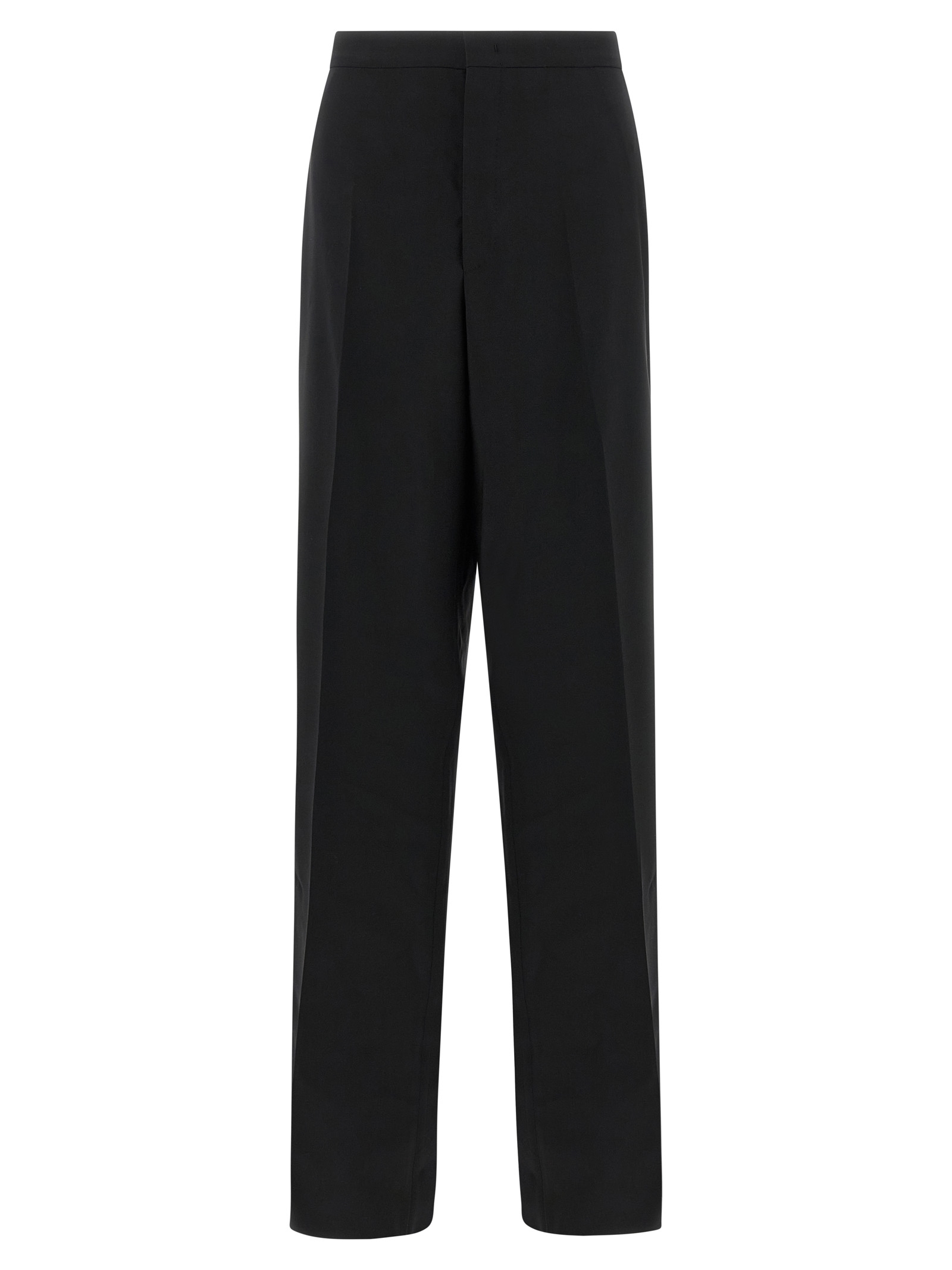 Black Virgin Wool Two Piece Suit