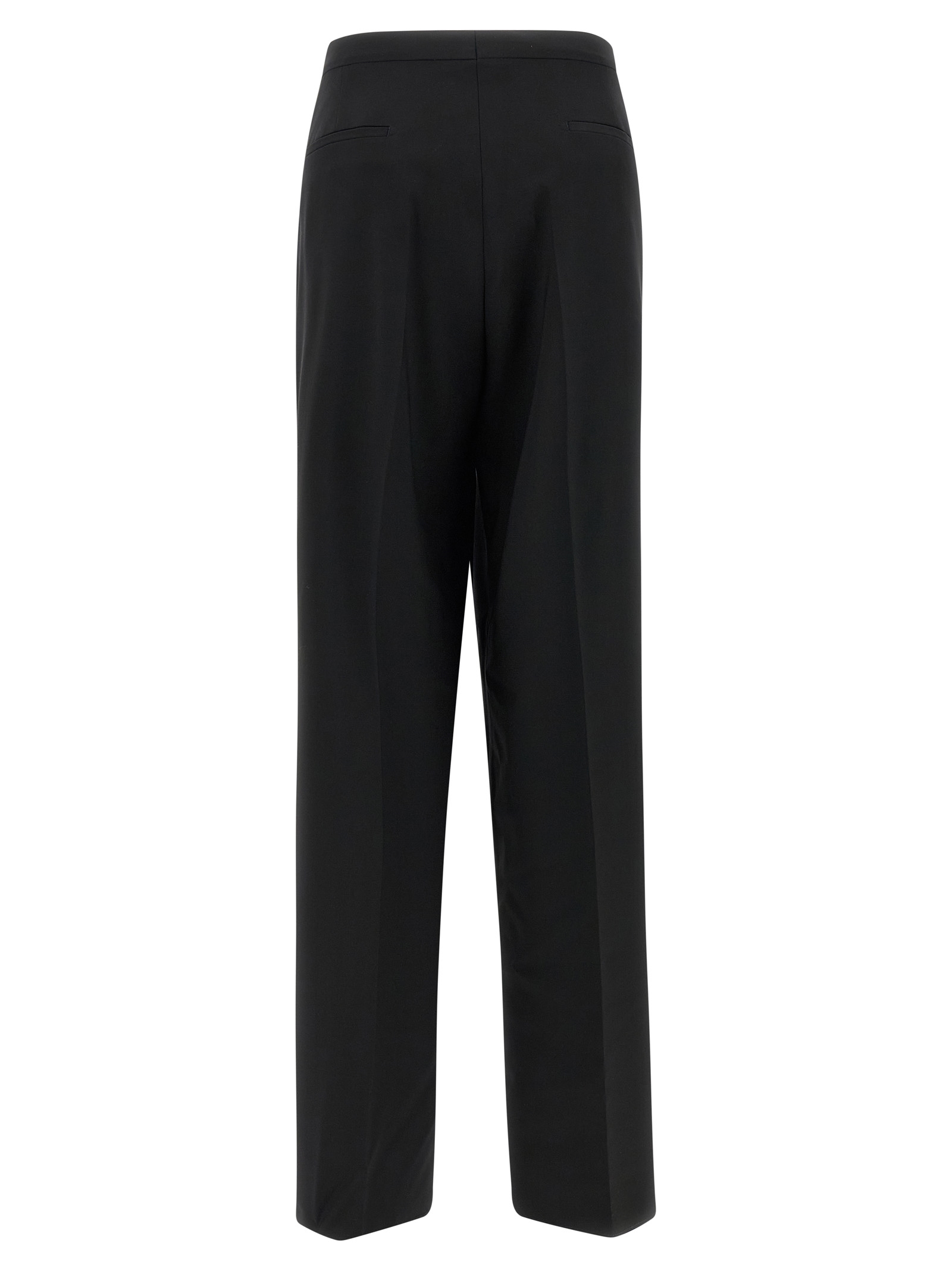 Black Virgin Wool Two Piece Suit