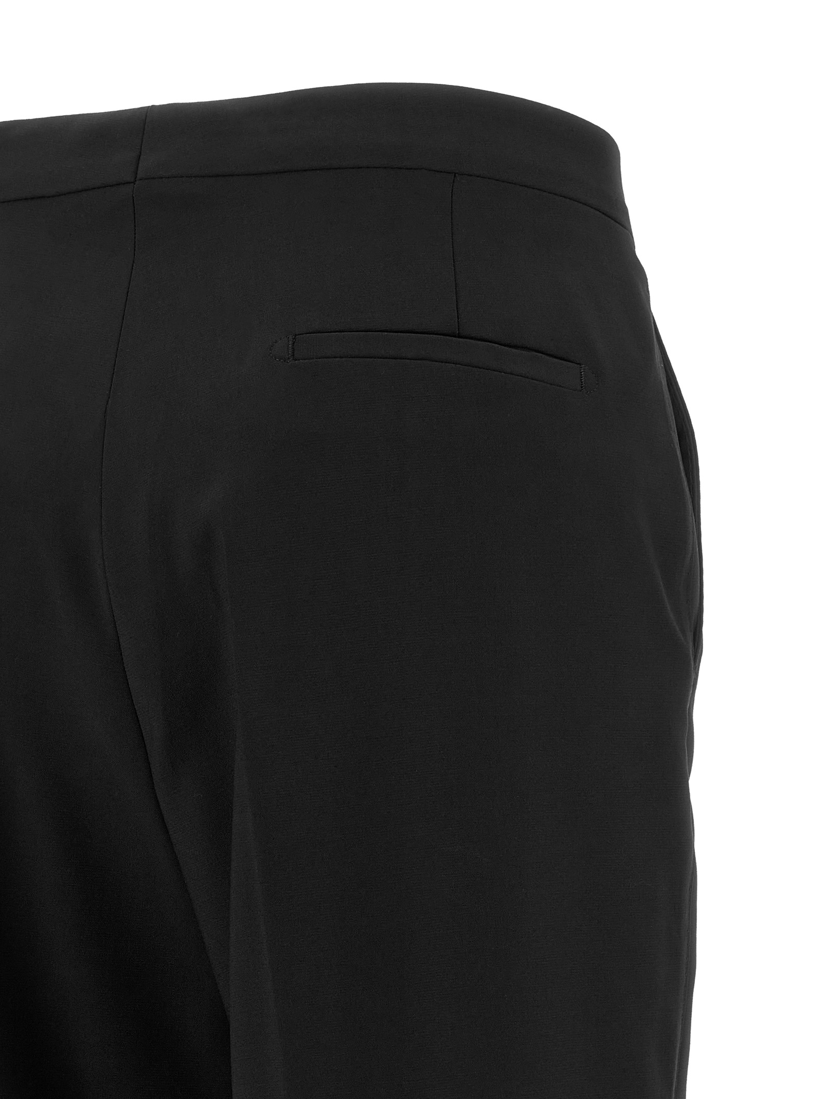Black Virgin Wool Two Piece Suit