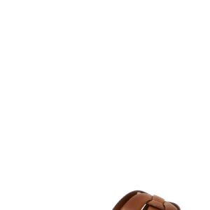Brown Calfskin Slides
