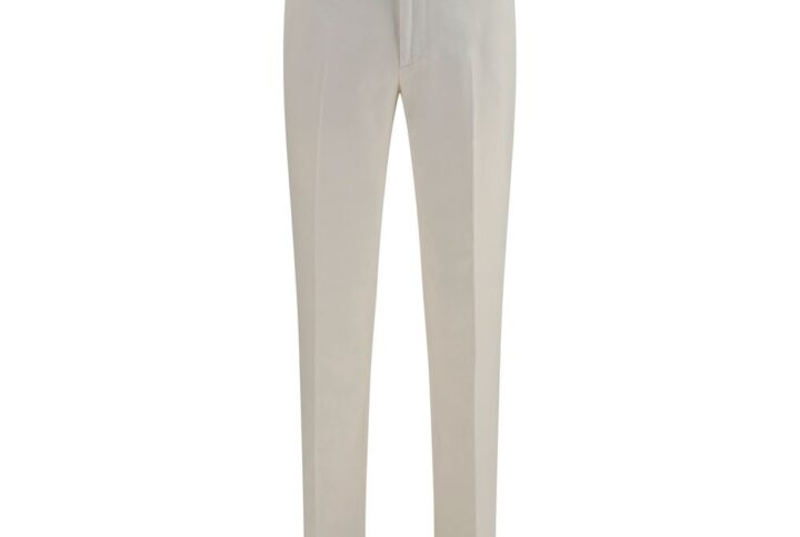 Blue Cotton Straight Leg Jeans