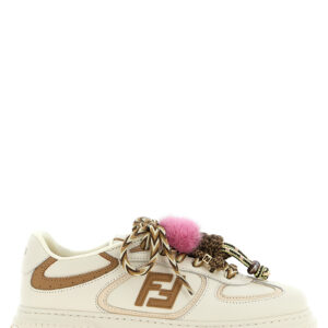 Multicolor Calfskin Platform Sneakers