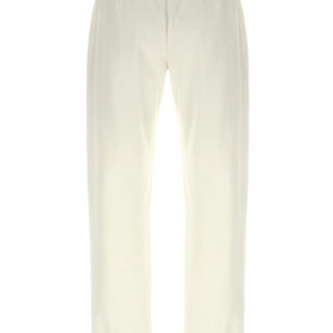 White Cotton Joggers (Workout Pants)