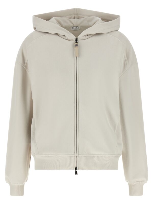 Beige Cotton Sweatshirt