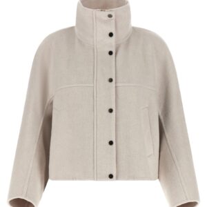 Gray Virgin Wool Coat