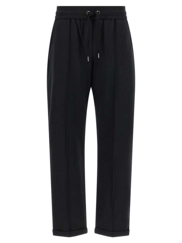 Black Cotton Joggers (Workout Pants)