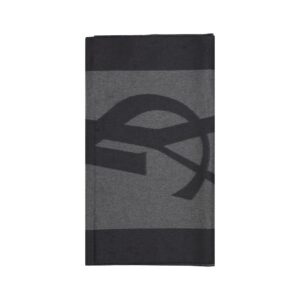 Gray Silk Scarf