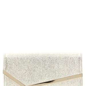 Gold Lamb Leather Clutch Bag