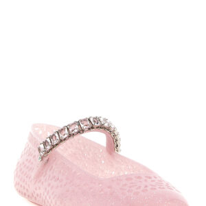 Multicolor Plastic Ballet Flats