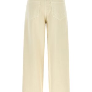 Beige Cotton Jeans Denim