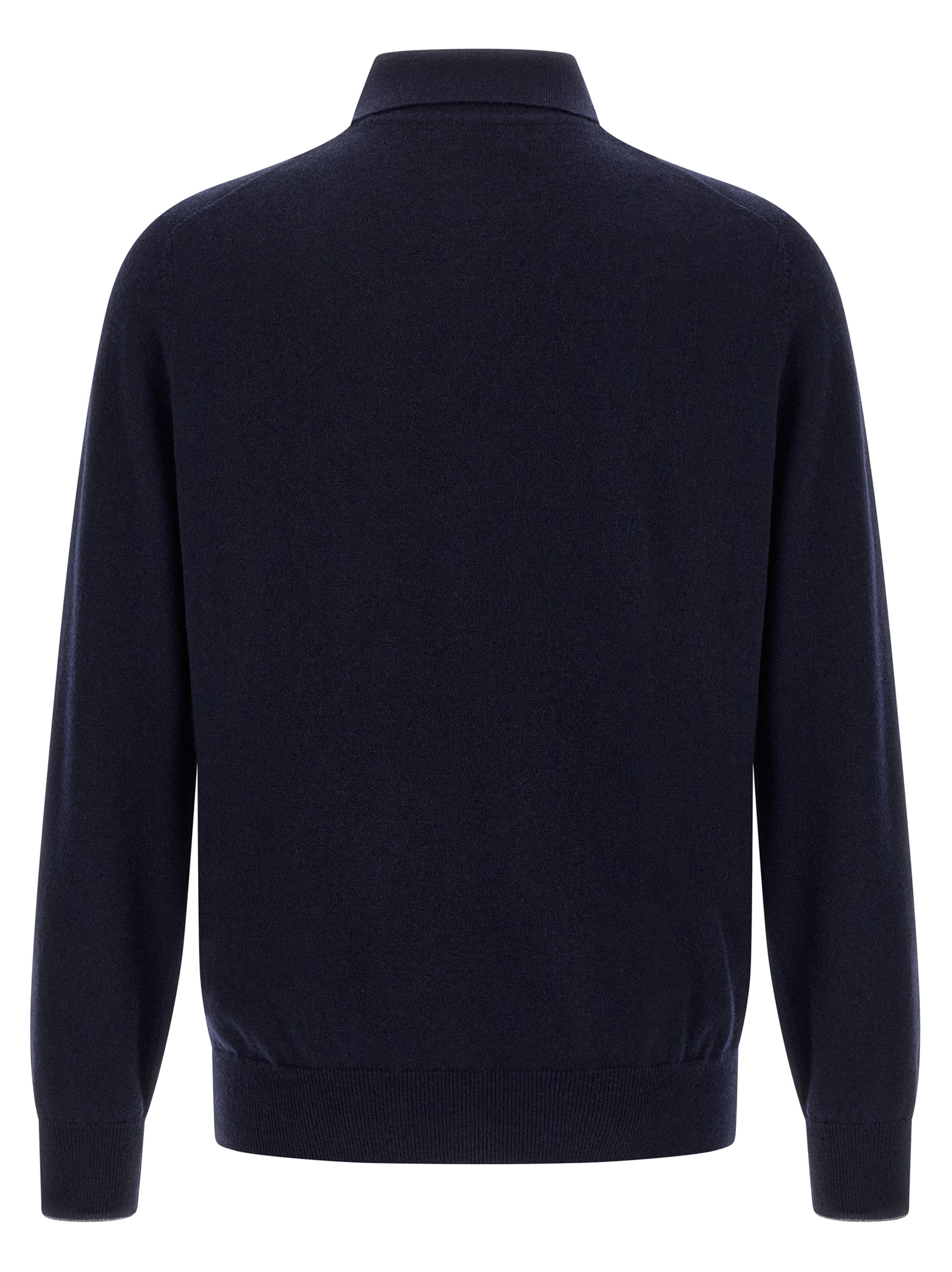 Blue Cashmere Polo Shirt