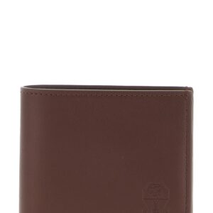 Brown Calfskin Leather Wallet
