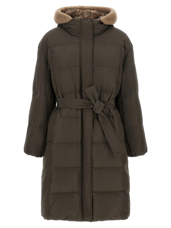 Bicolor Cotton Coat