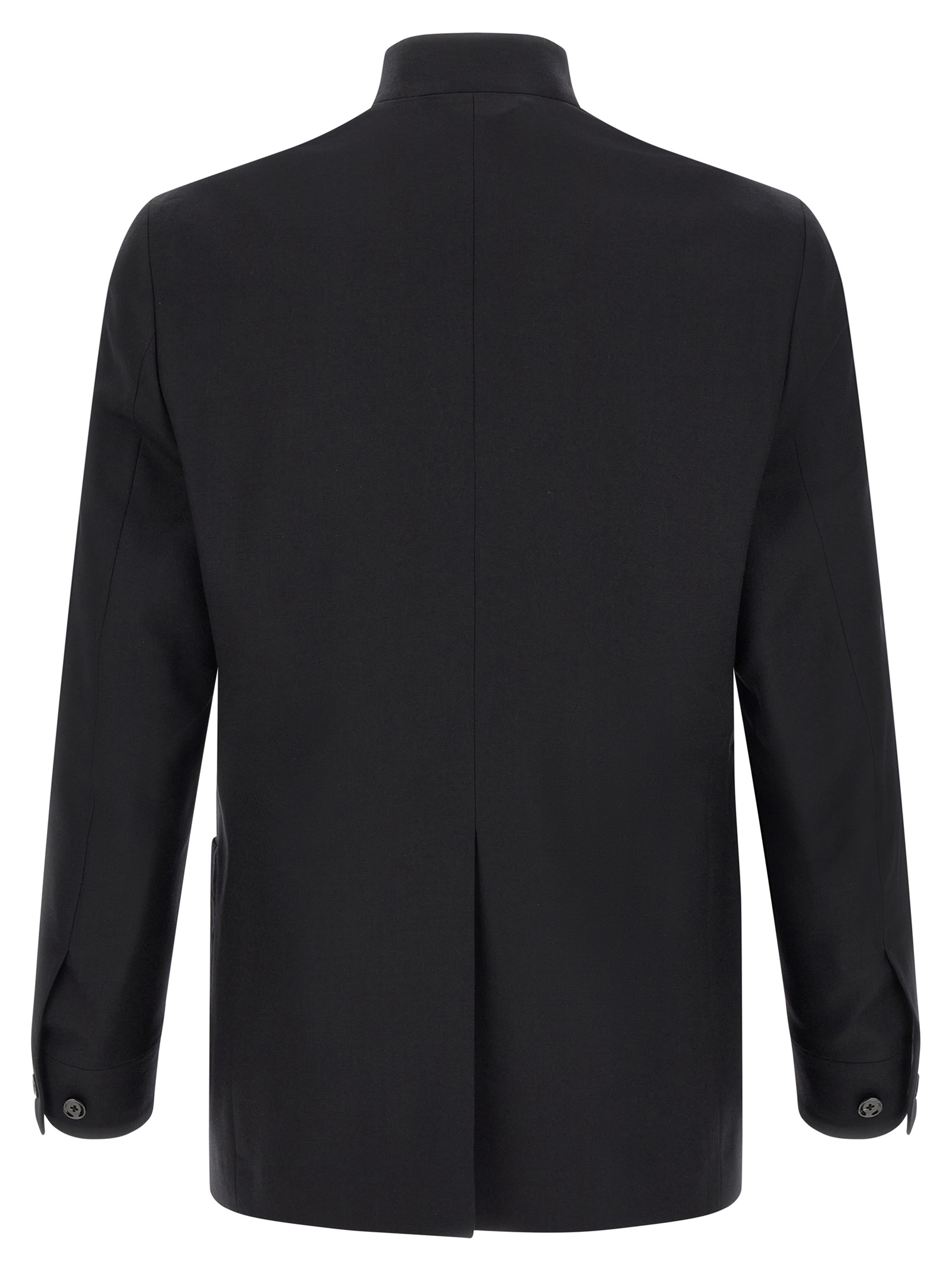 Black Cashmere Full Length Jacket