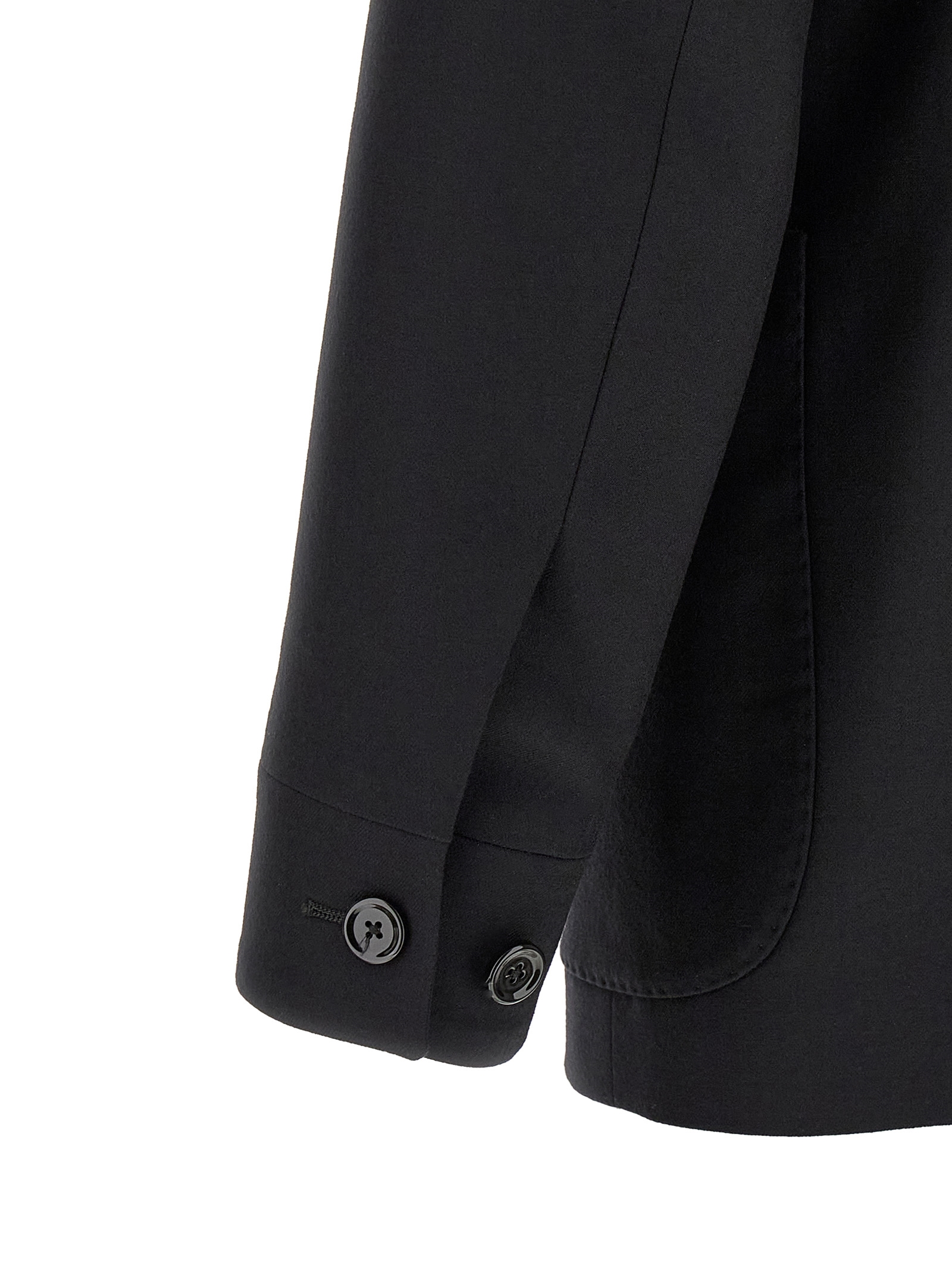 Black Cashmere Full Length Jacket