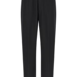 Black Virgin Wool Dress Pants