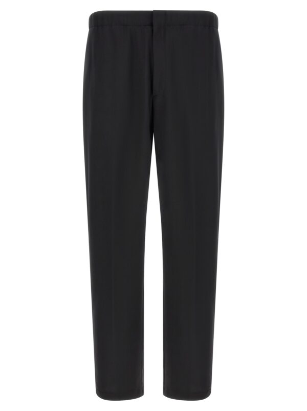 Black Virgin Wool Dress Pants