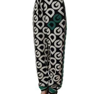 Black Wool Logo Jogger Sweatpants Pants