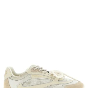 White Leather Low Top Sneakers