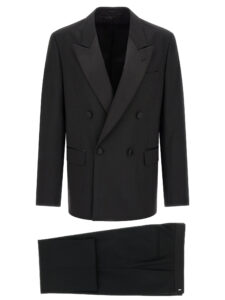 Black Virgin Wool Tuxedo