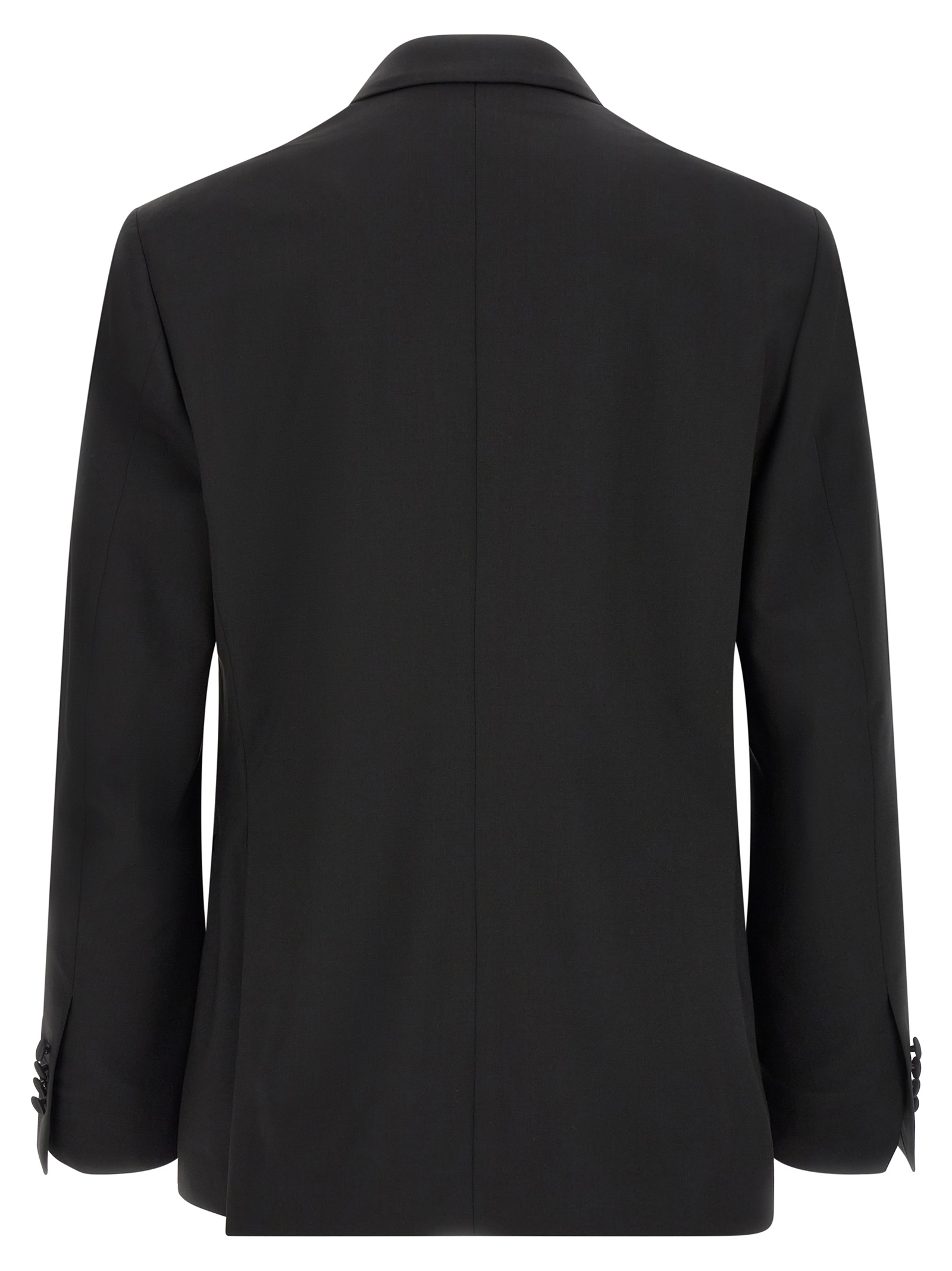 Black Virgin Wool Tuxedo