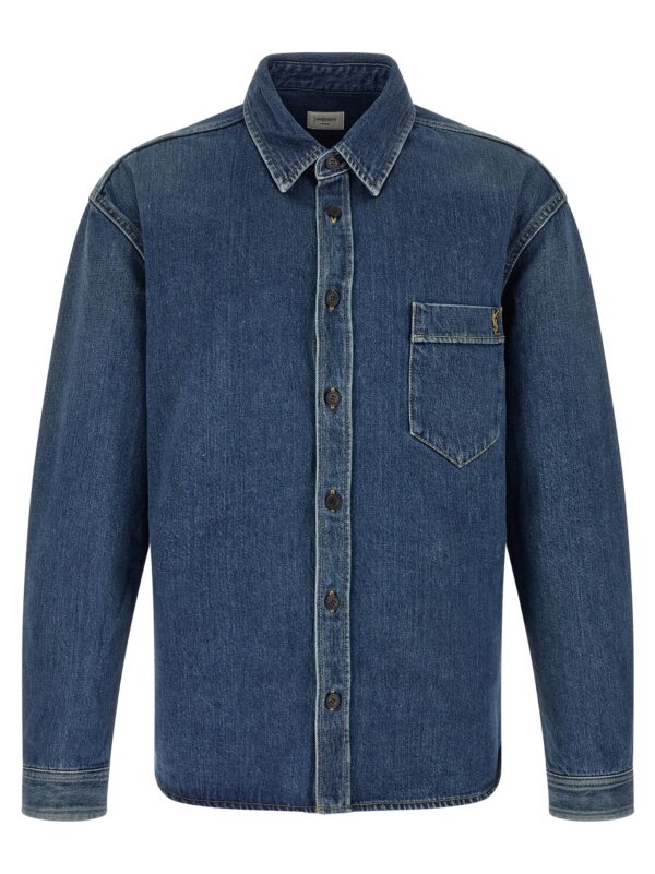 Blue Cotton Blouse
