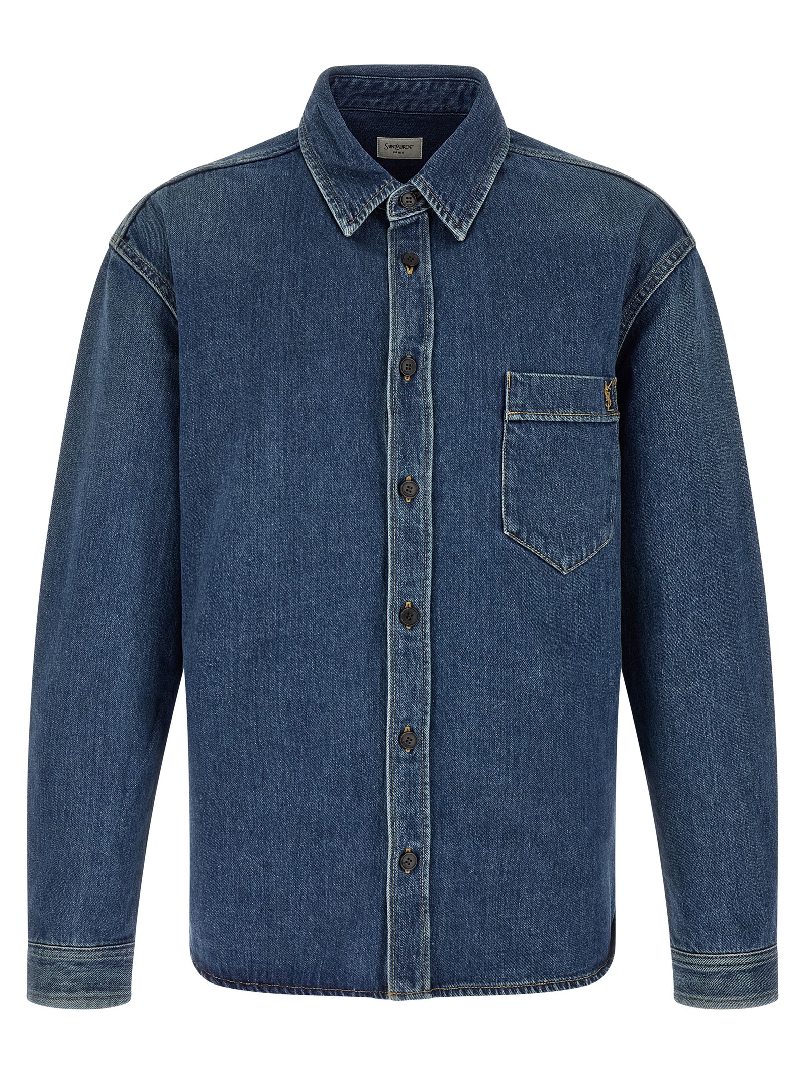 Blue Cotton Blouse
