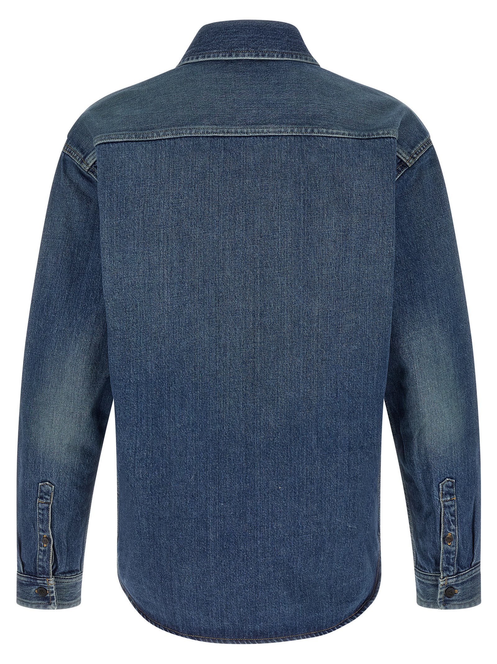 Blue Cotton Blouse