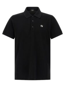 Black Cotton Polo Shirt