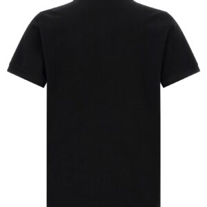 Black Cotton Polo Shirt