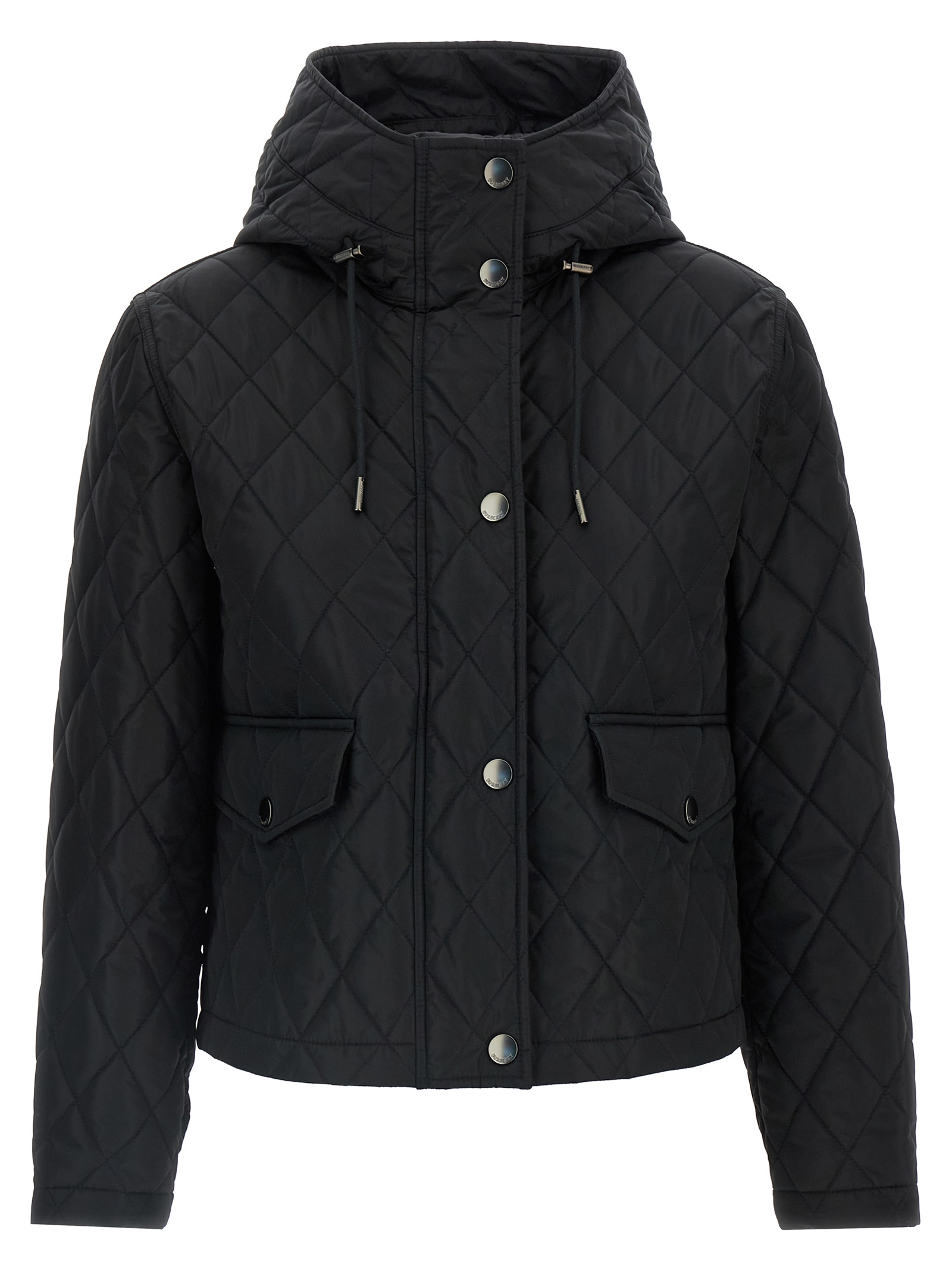 Black Polyamide Full Length Jacket