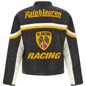 Black Cowhide Leather Jacket