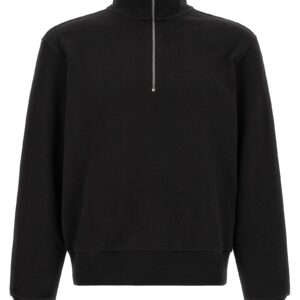 Black Cotton Sweatshirt