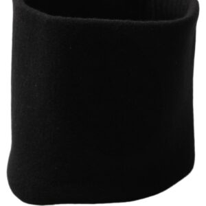 Men Black Cashmere Knitted Neck Warmer Scarf