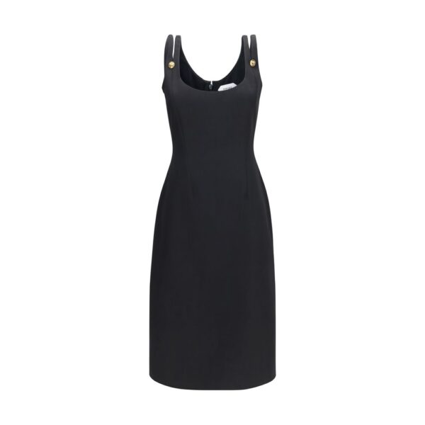 Black Wool Oves Aries Cocktail Dress