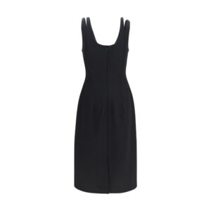 Black Wool Oves Aries Cocktail Dress