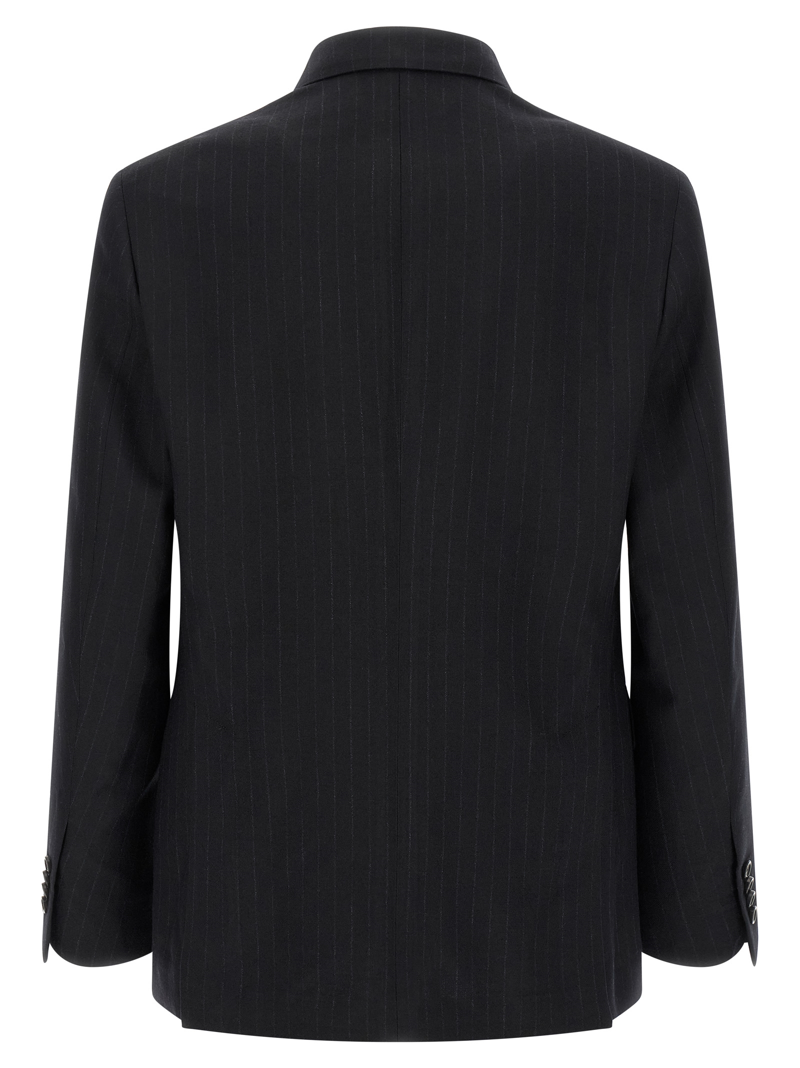 Blue Virgin Wool Two Piece Suit