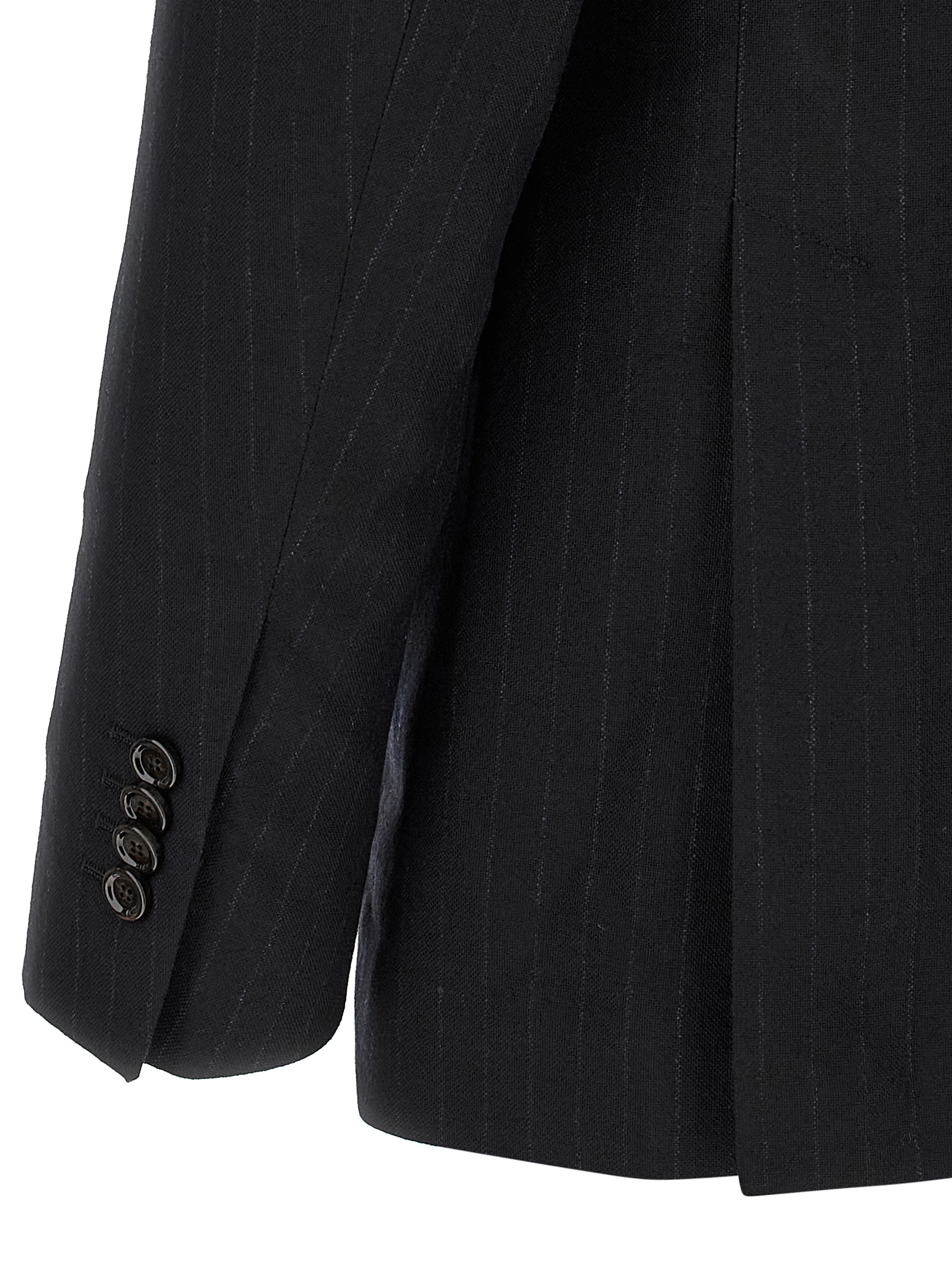 Blue Virgin Wool Two Piece Suit