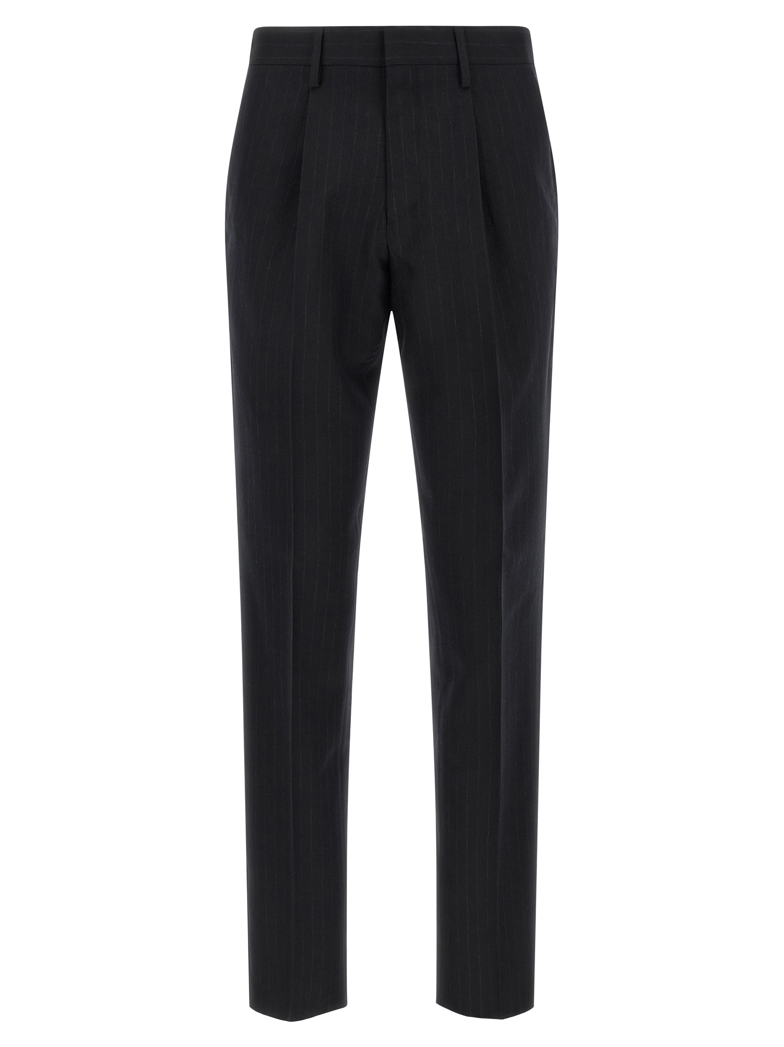 Blue Virgin Wool Two Piece Suit