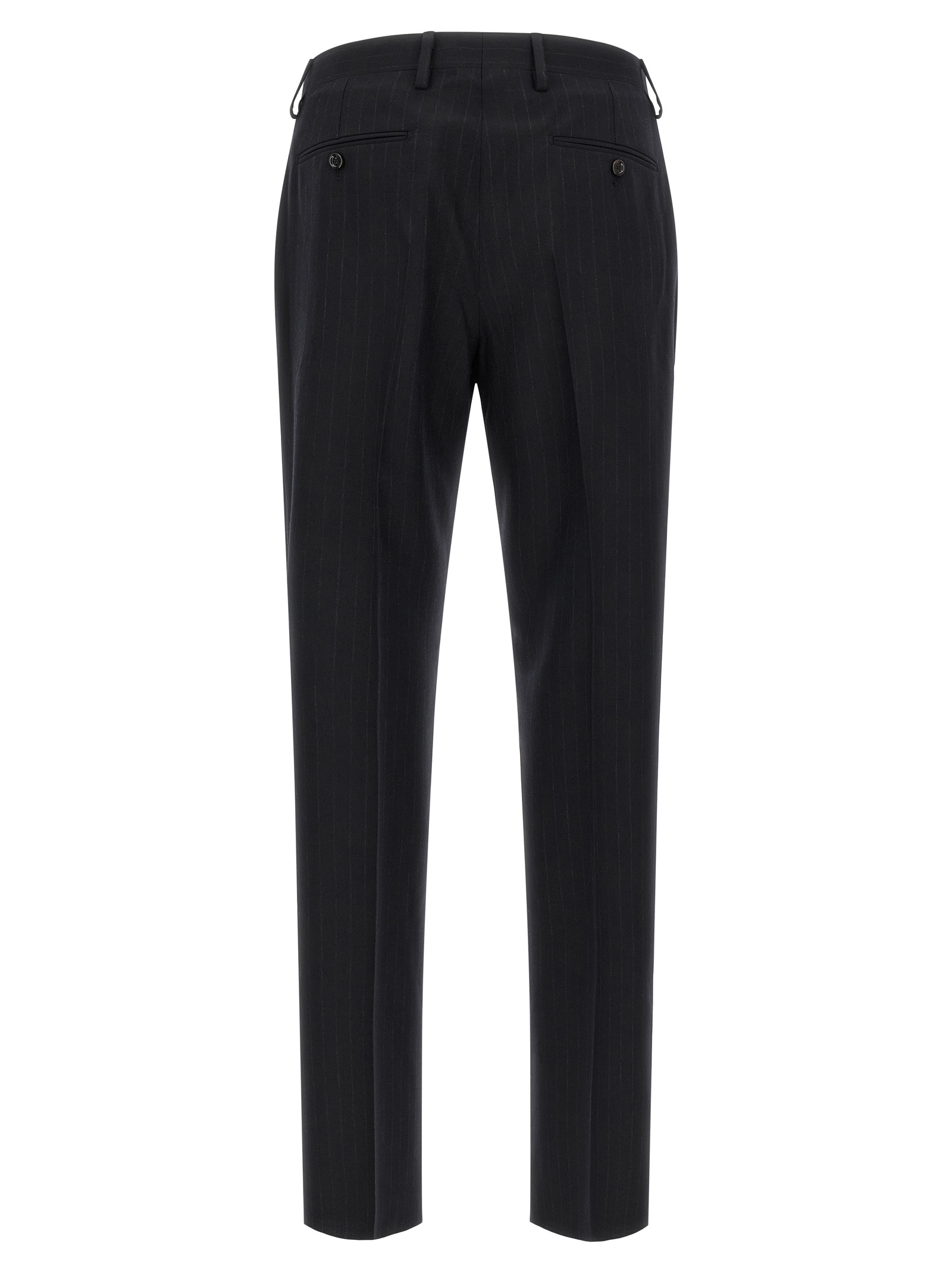 Blue Virgin Wool Two Piece Suit