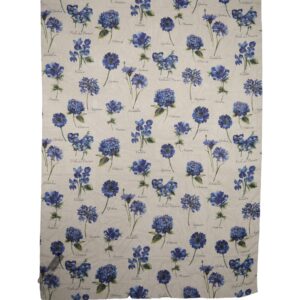 White Silk Floral Chiffon Long Stole Scarf
